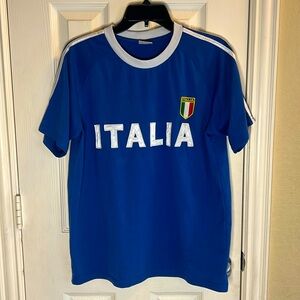 Boy’s Size Large Soccer Style Jersey Purchased in Italy. EUC